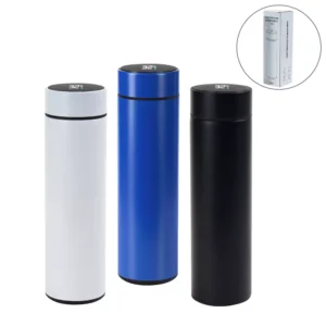 double wall bottles with temperature display