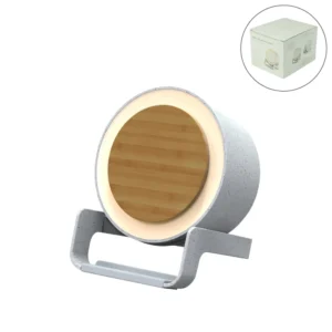 bt speaker with 10w wireless charging & night lamp