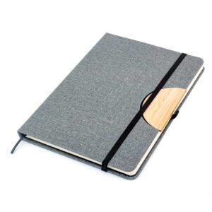 notebook with foldable cover