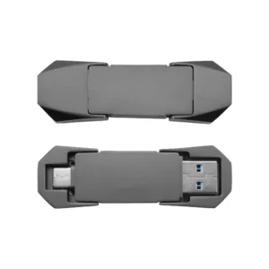 otg usb flip in gun metal 32gb v. 3.0 type c – flip magnetic cap
