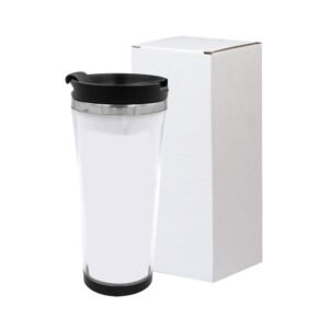 travel mugs in insert paper design