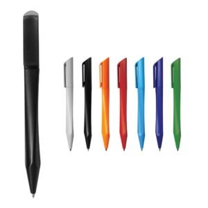 twisted design plastic pens