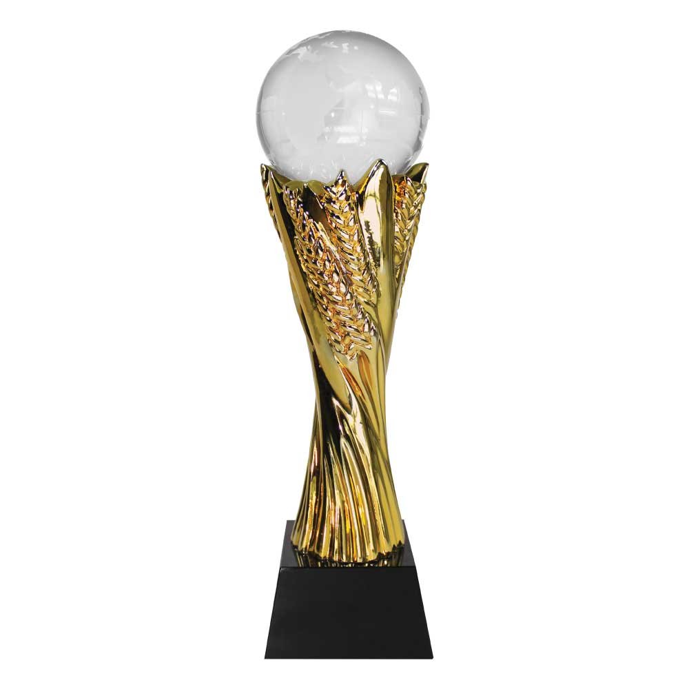 crystal globe trophy Crystal globe trophy with wooden base Custom printed crystal award trophy Corporate crystal globe award Sports achievement crystal globe trophy Sublimation printed crystal award base